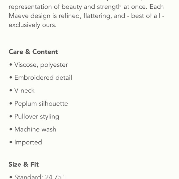 🎉HP🎉 Anthropologie Maeve Cammie Peplum Top - Picture 6 of 6